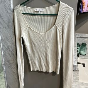 Frame cream sweater